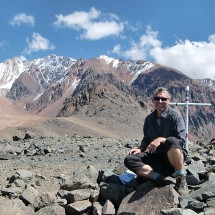 Summit of Cerro Loma Blanca, 3642 meters high
